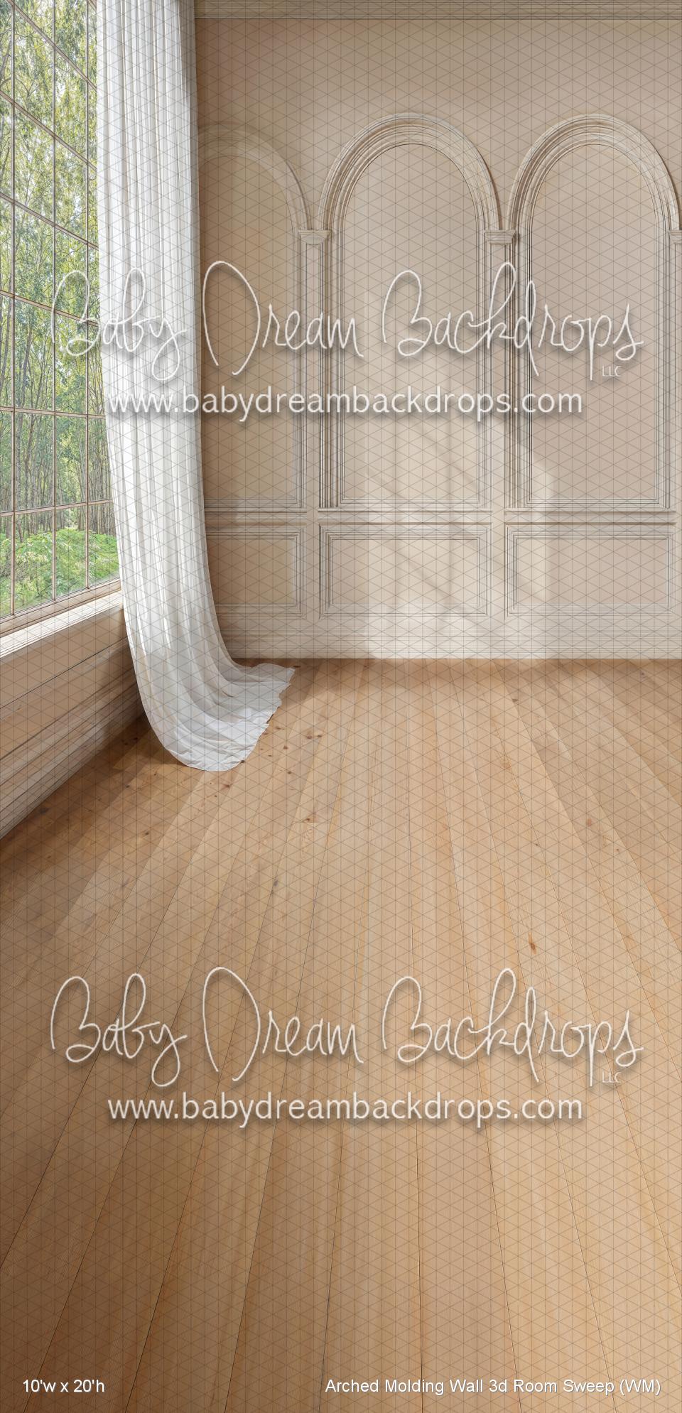 Arched Molding Wall 3d Room Sweep (WM)