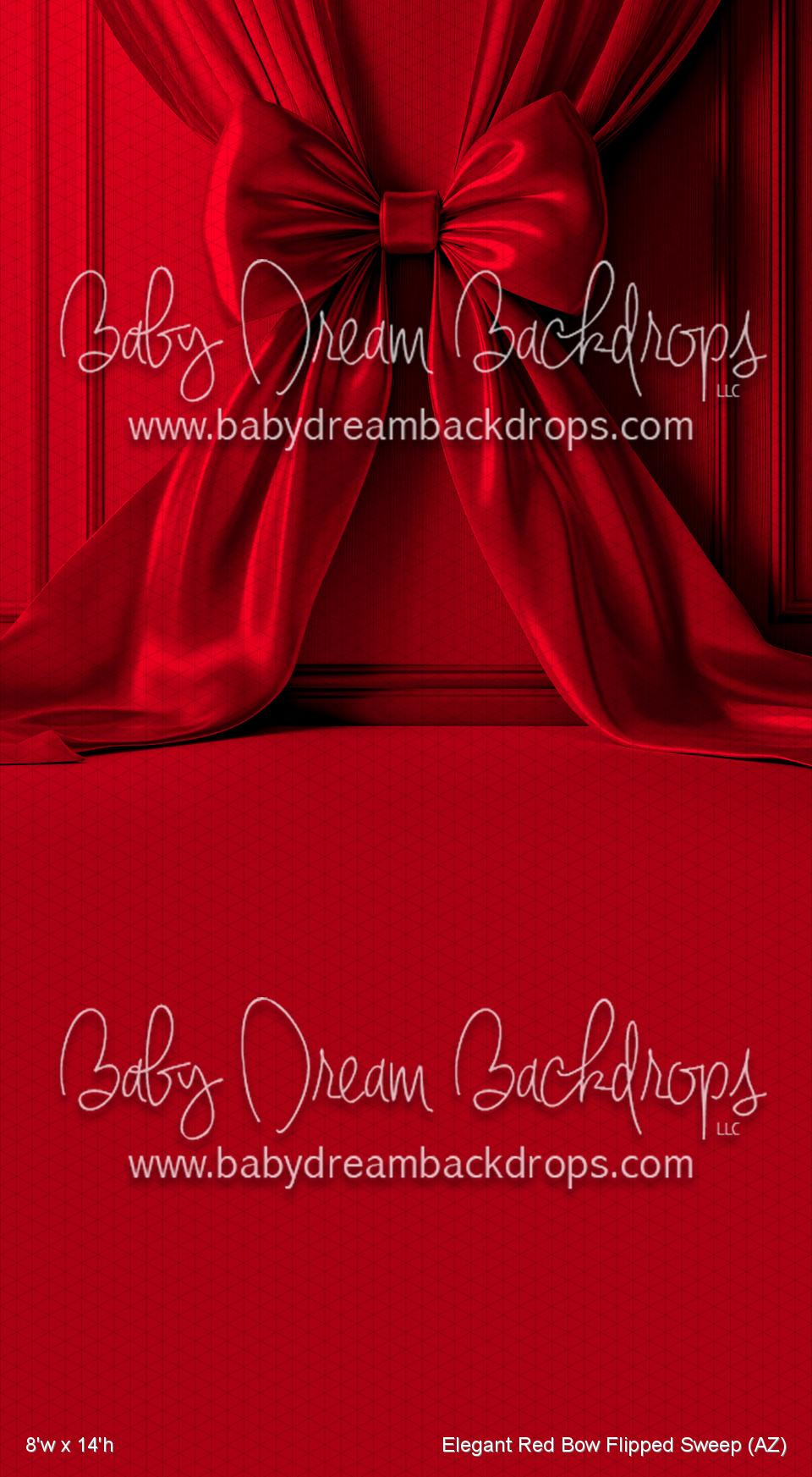 X Drop Elegant Red Bow Flipped Sweep (AZ)