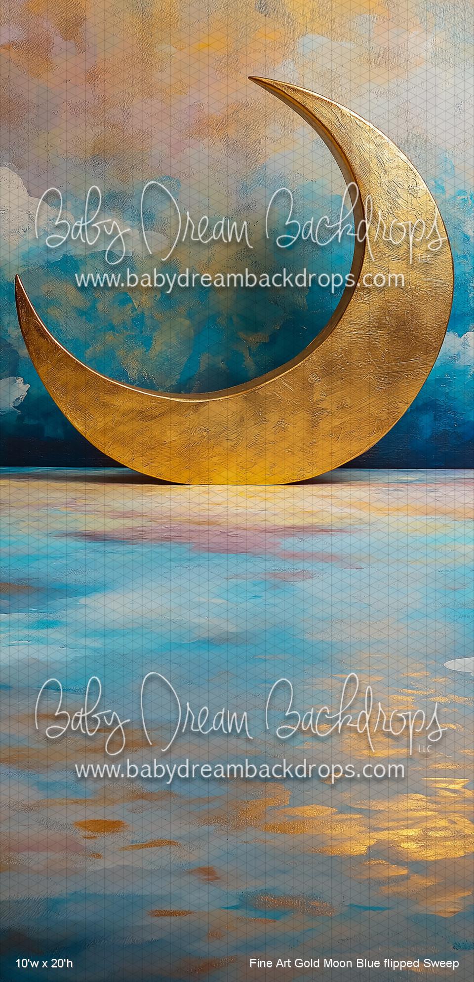 Fine Art Gold Moon Blue flipped Sweep (AZ)