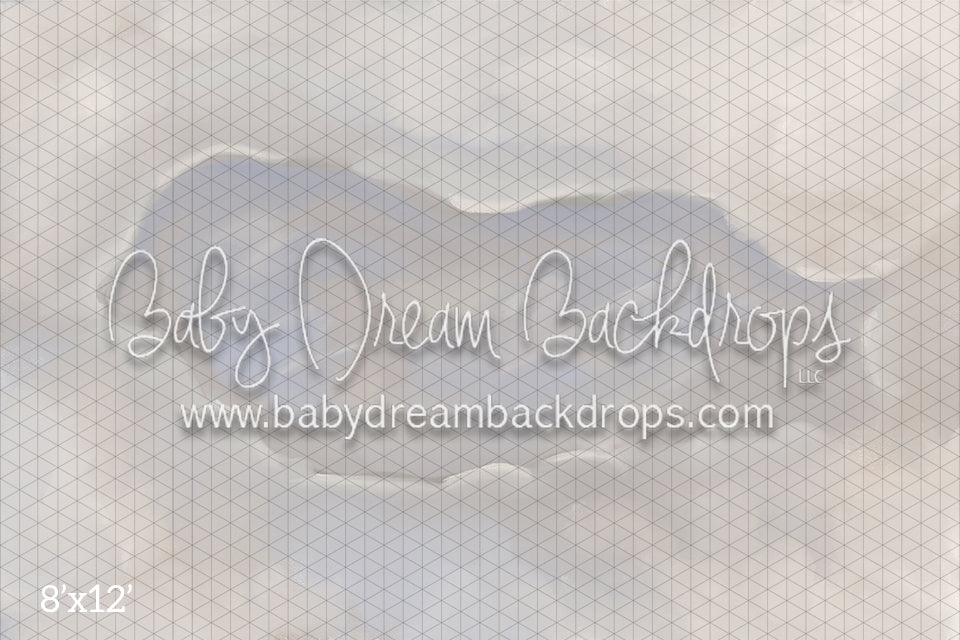 Fabric Floor Divine White Christmas Frozen Lake (BD)