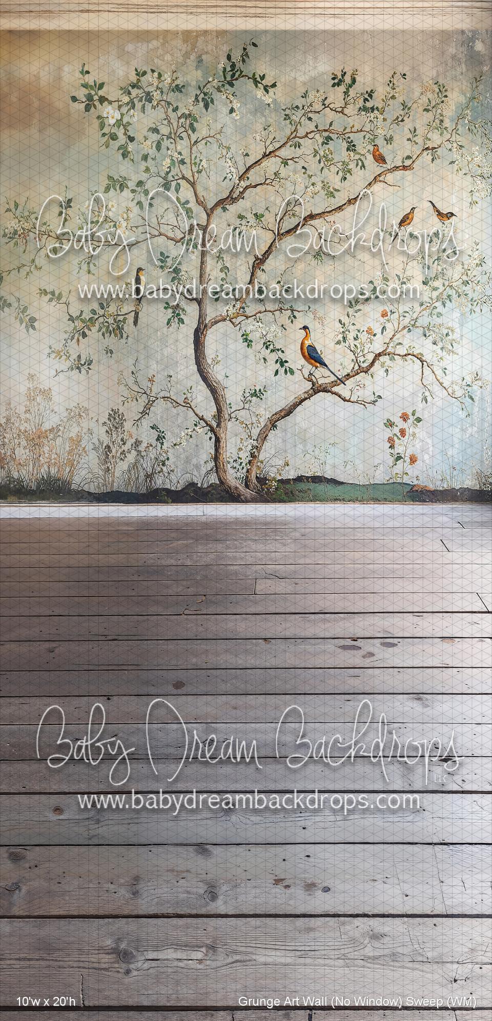 Grunge Art Wall (No Window) Sweep (WM)