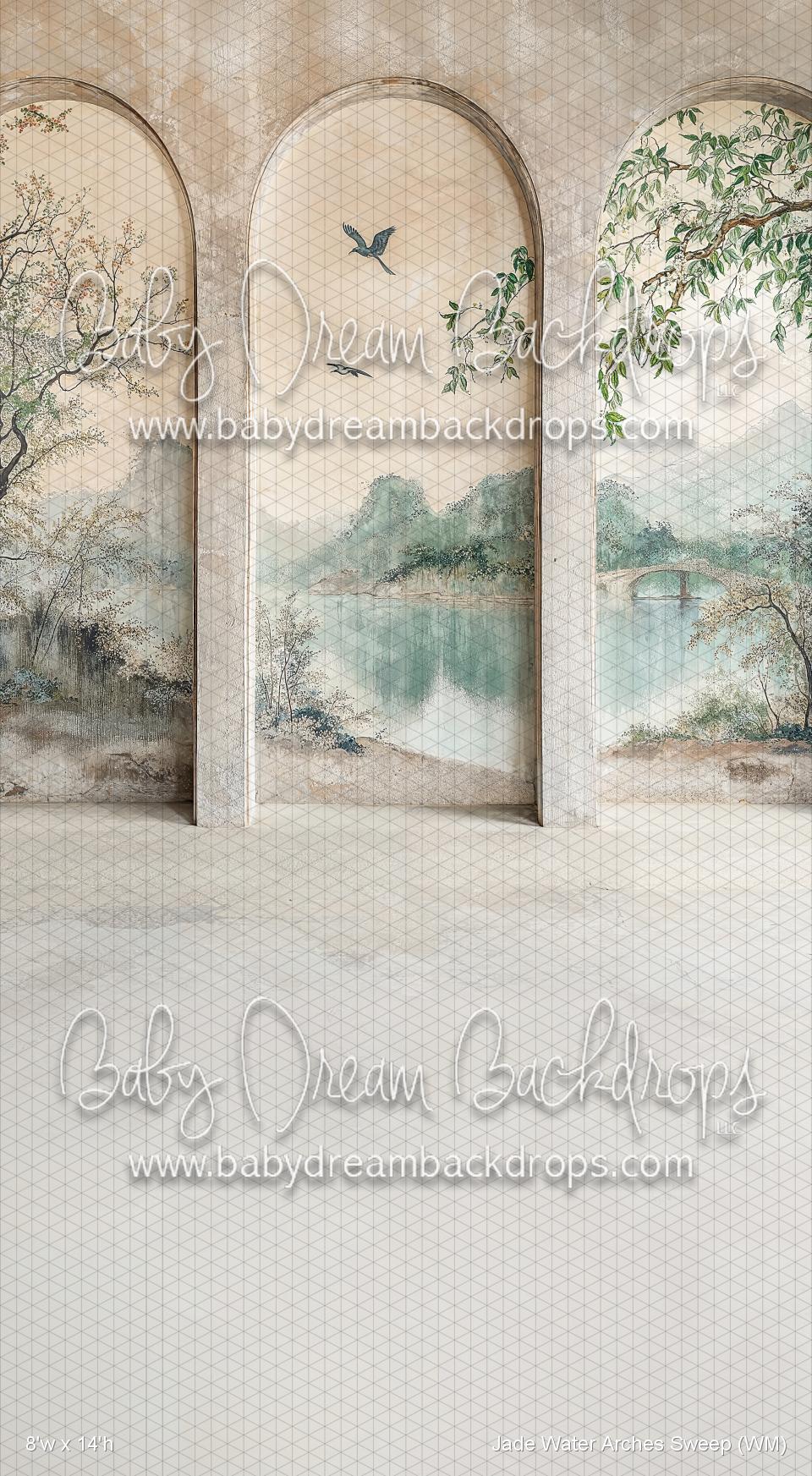 X Drop Jade Water Arches Sweep (WM)