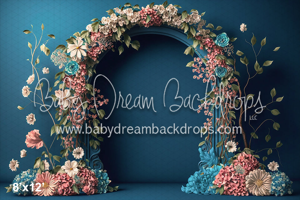 Studio Teal Floral Arch (AZ)
