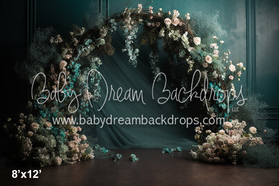 Studio Turquoise Floral Arch (AZ)