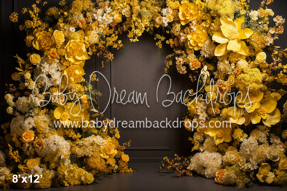 Studio Yellow Floral Arch (AZ)