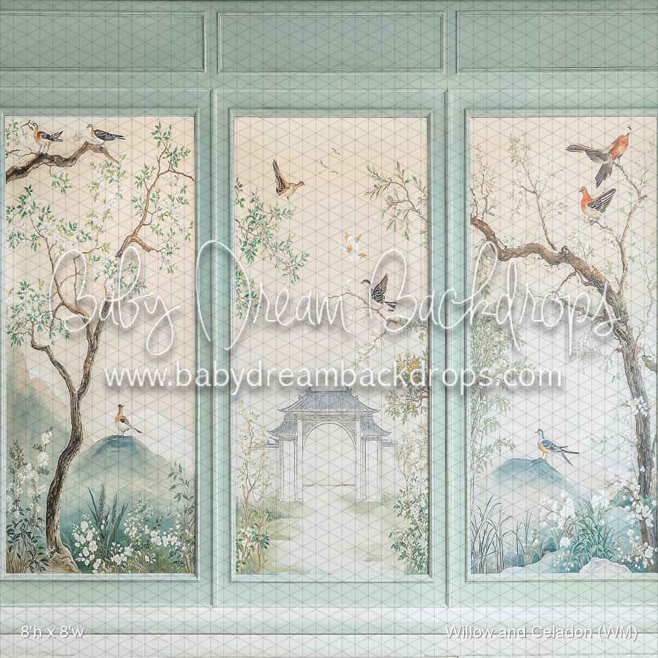 X Drop Willow and Celadon (WM)