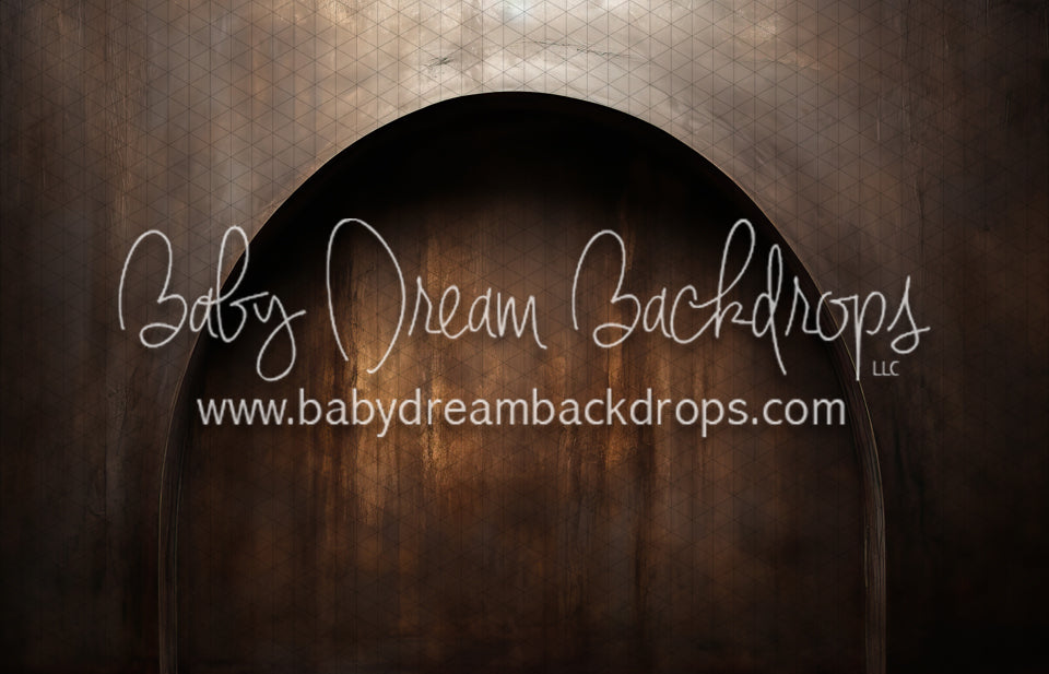 Dark Brown Textured Arch Wall (MD)