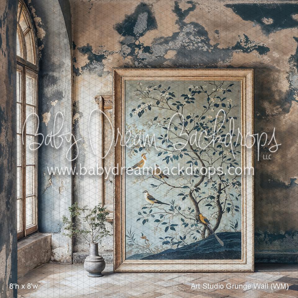 X Drop Art Studio Grunge Wall (WM)