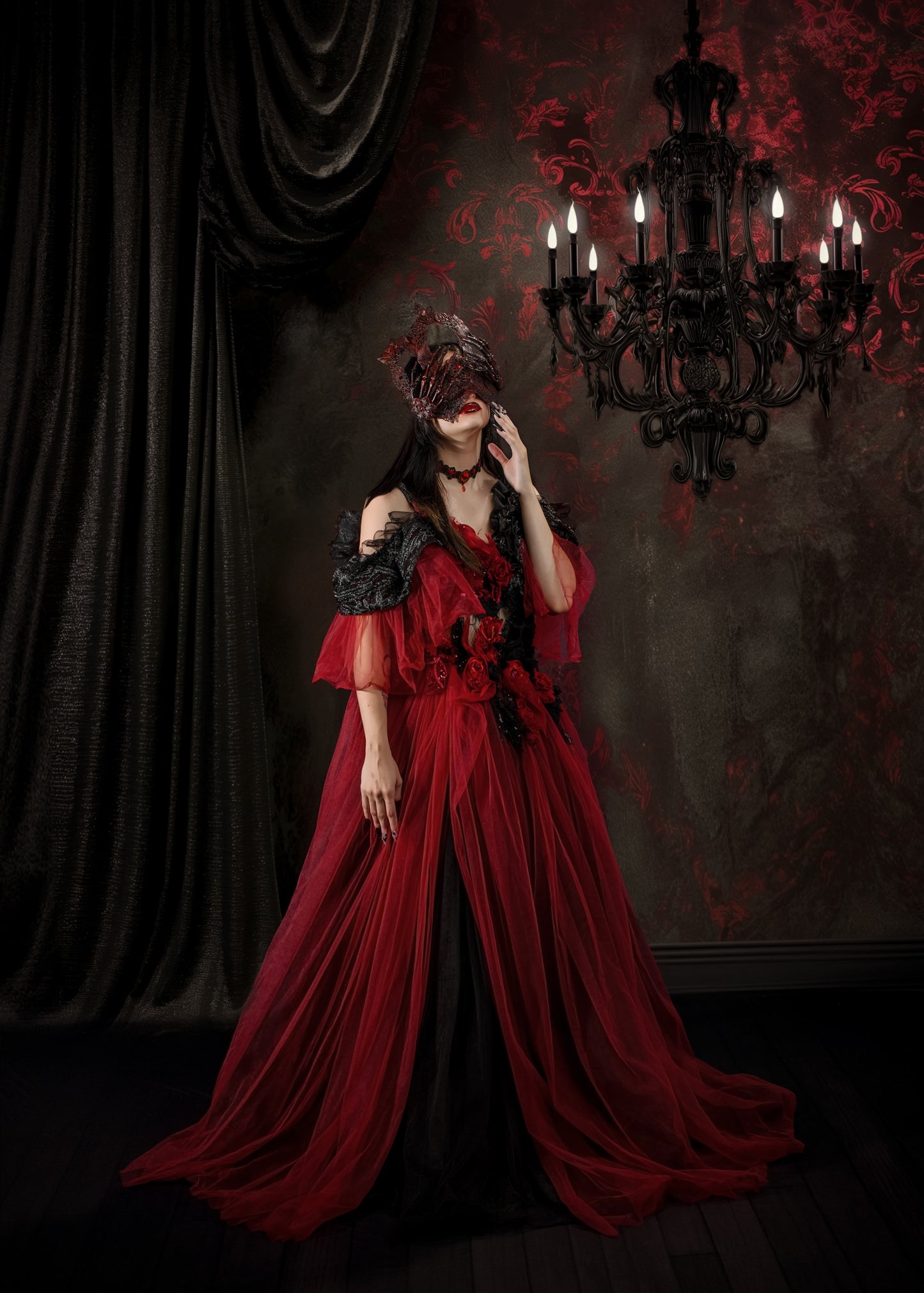 X Drop SWEEPS Black Damask (WM)