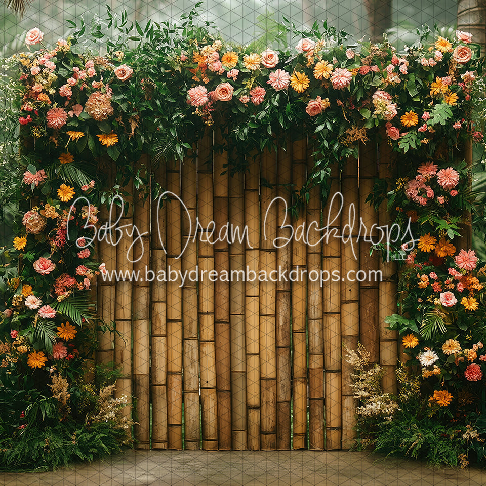 X Drop Blooming Bamboo Wall (KR)