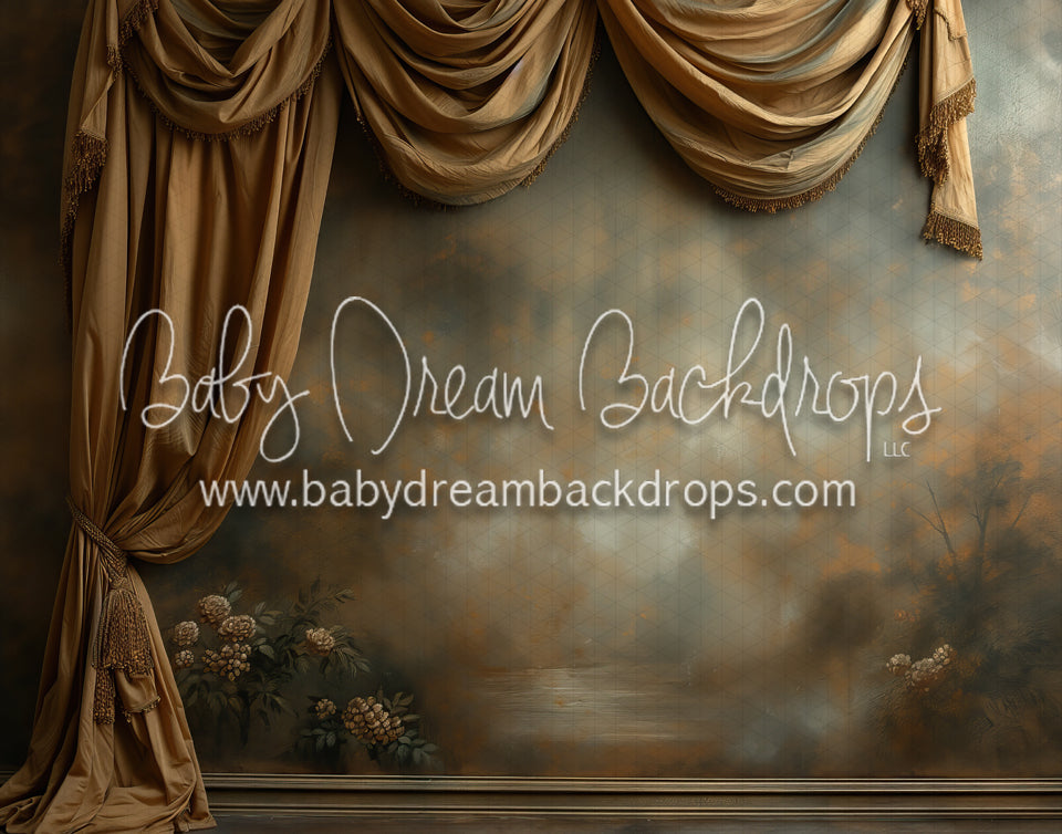 Bronze Draped Art Wall Right (MD)