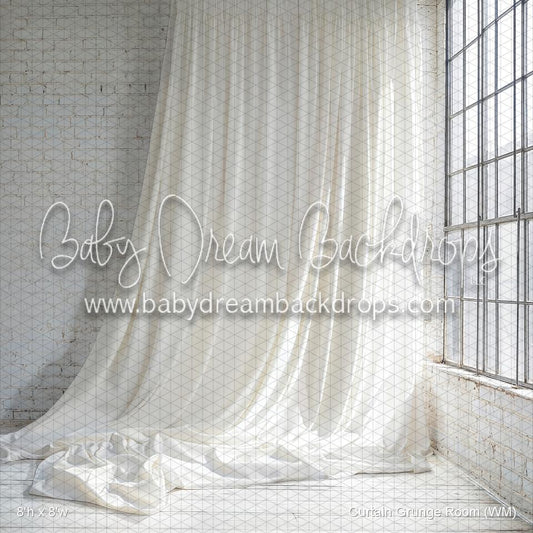X Drop Curtain Grunge Room (WM)