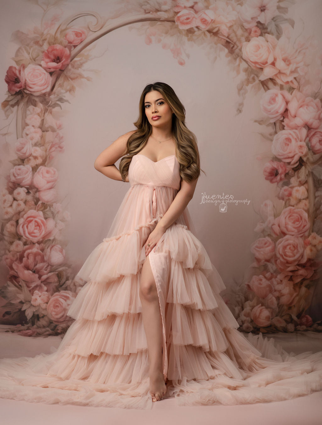 Sweeps CTandRina Painted Floral Arch Dolly (AZ)