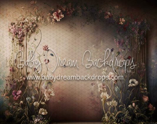 Dainty Autumn Floral Wall (MD)