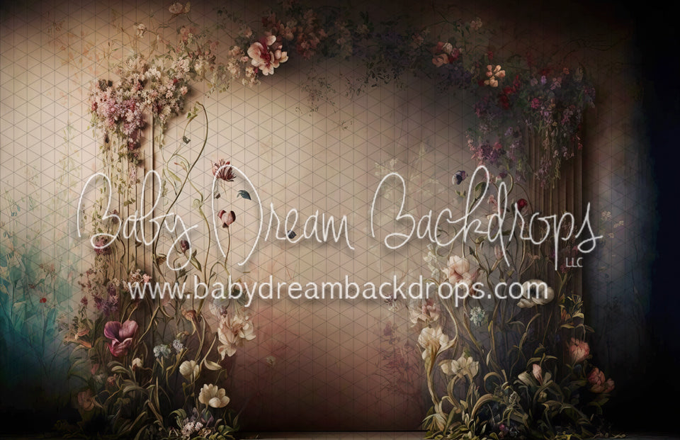 Dainty Autumn Floral Wall (MD)