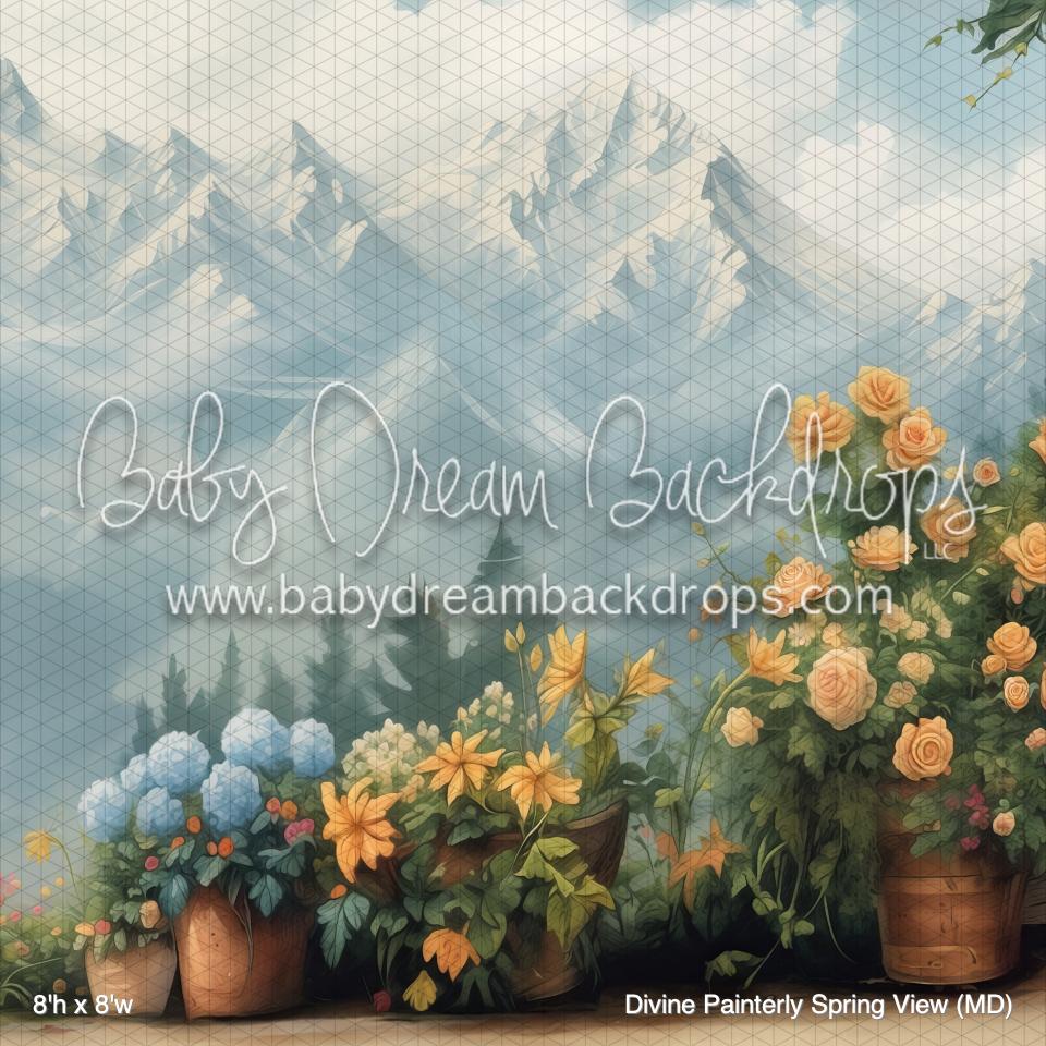 X Drop Divine Painterly Spring View (MD)