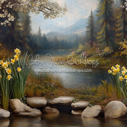 X Drop Dreamscape Daffodil Pond (CC)