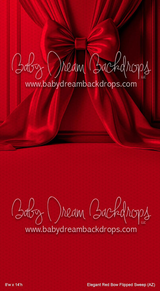 X Drop Elegant Red Bow Flipped Sweep (AZ)