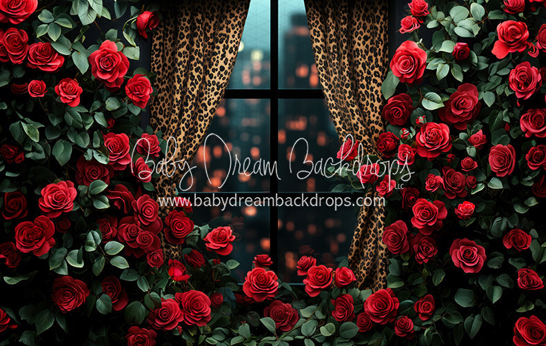 Everbloom Leopard Rose Window (CC)