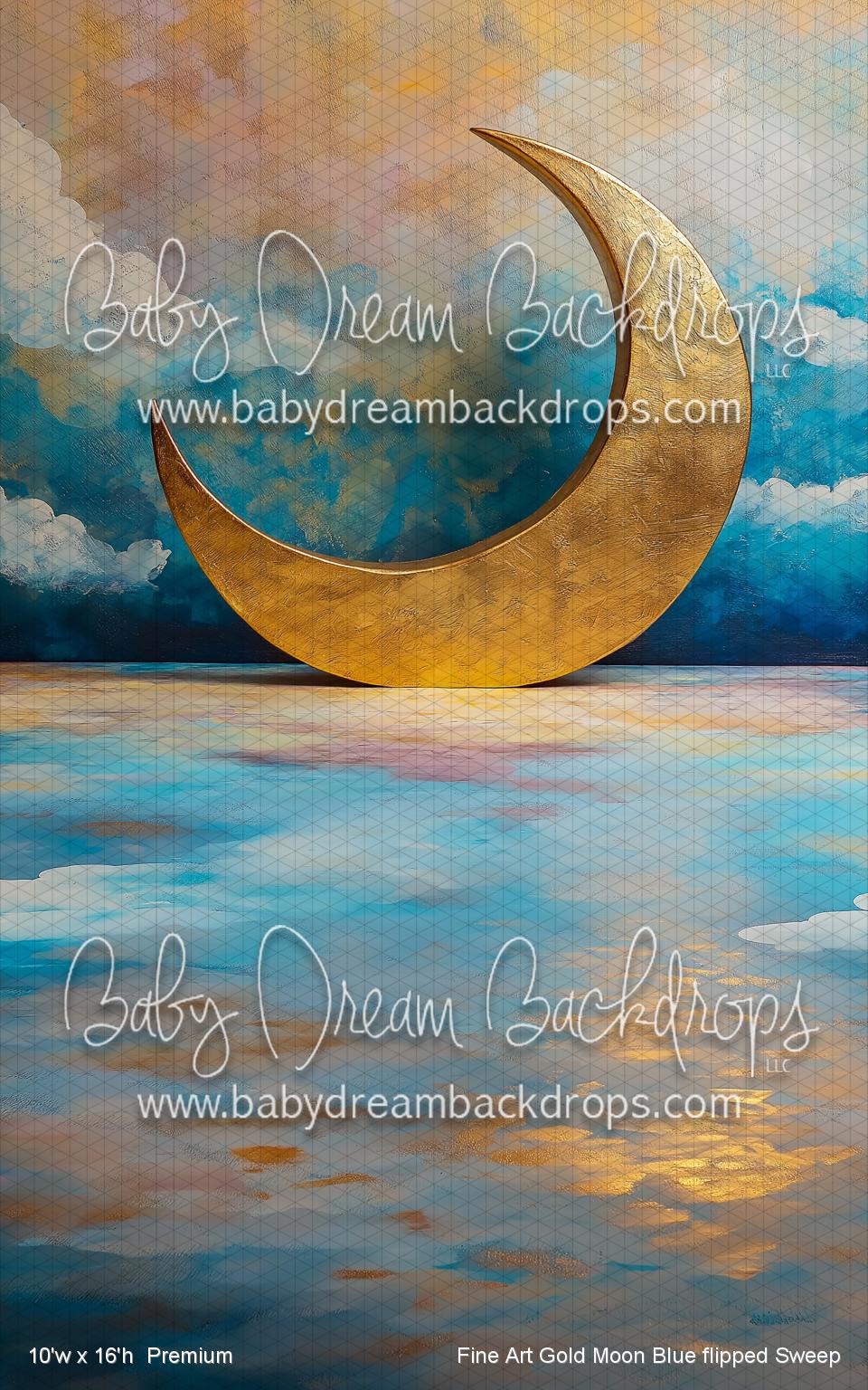 Fine Art Gold Moon Blue flipped Sweep (AZ)