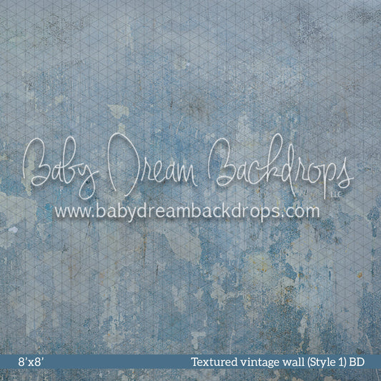 Floor textured vintage wall (Style 1) (BD)