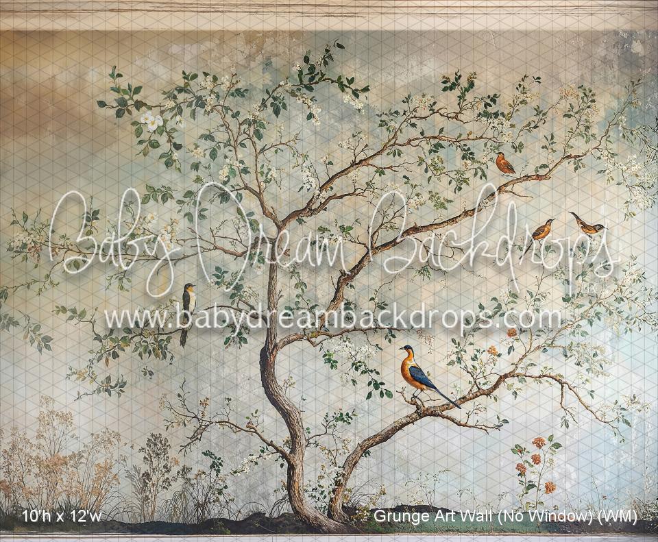 Grunge Art Wall (No Window) (WM)