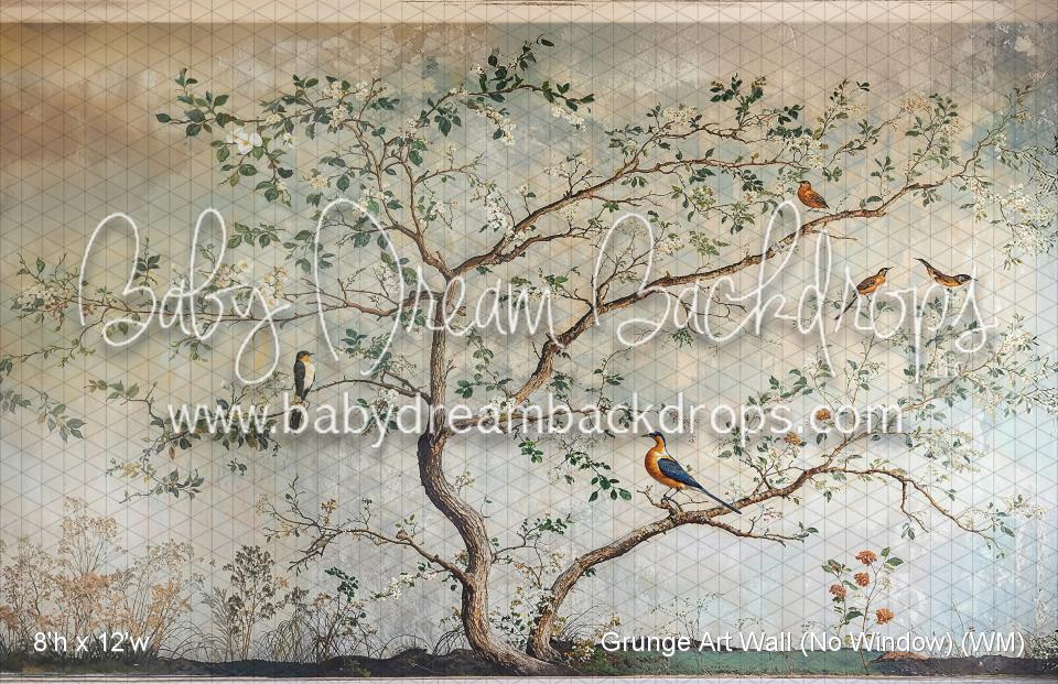 Grunge Art Wall (No Window) (WM)