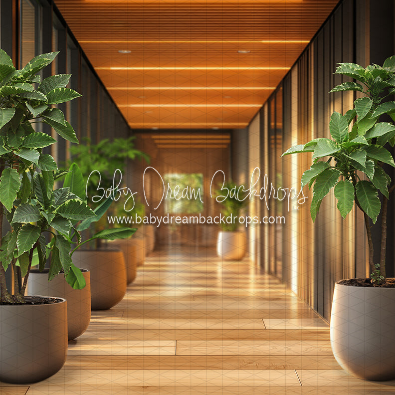 X Drop Office Hallway Greens (CC)