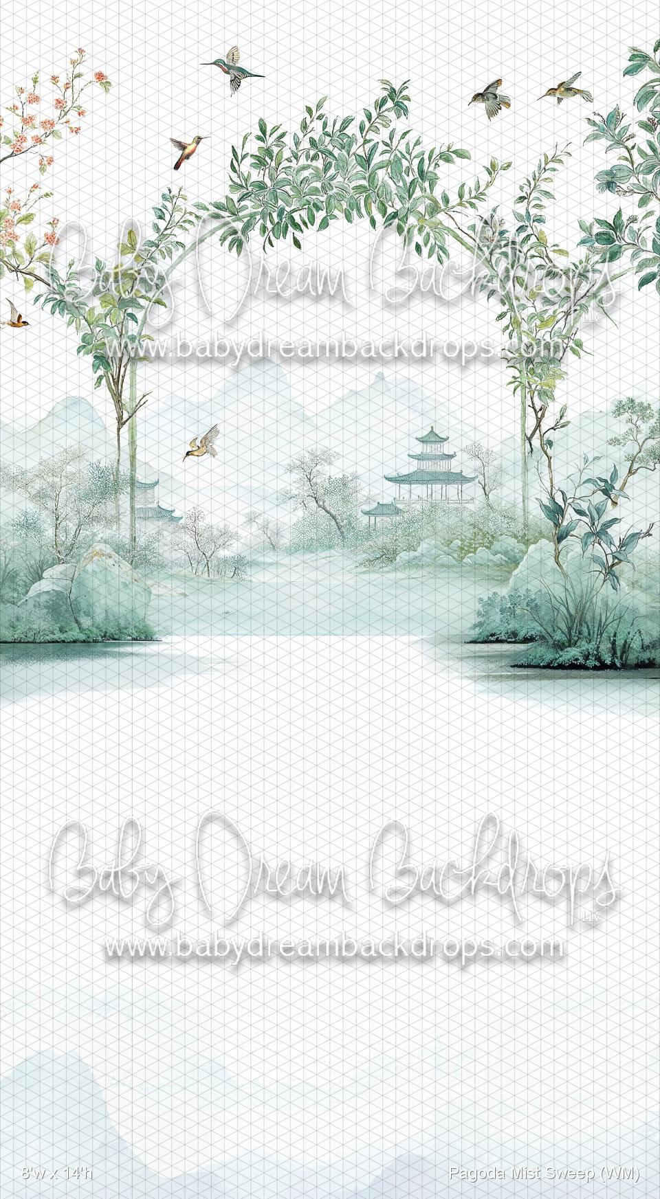 X Drop Pagoda Mist Sweep (WM)