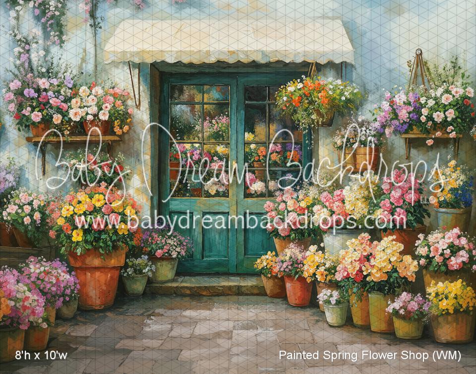 Painted Spring Flower Shop (WM)