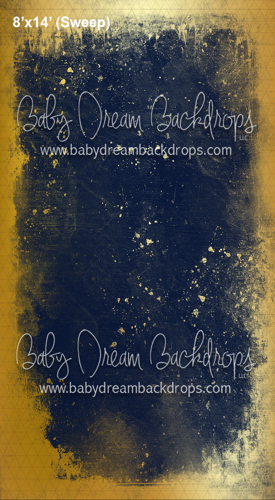 SWEEPS Gold Grunge in Midnight (WM)