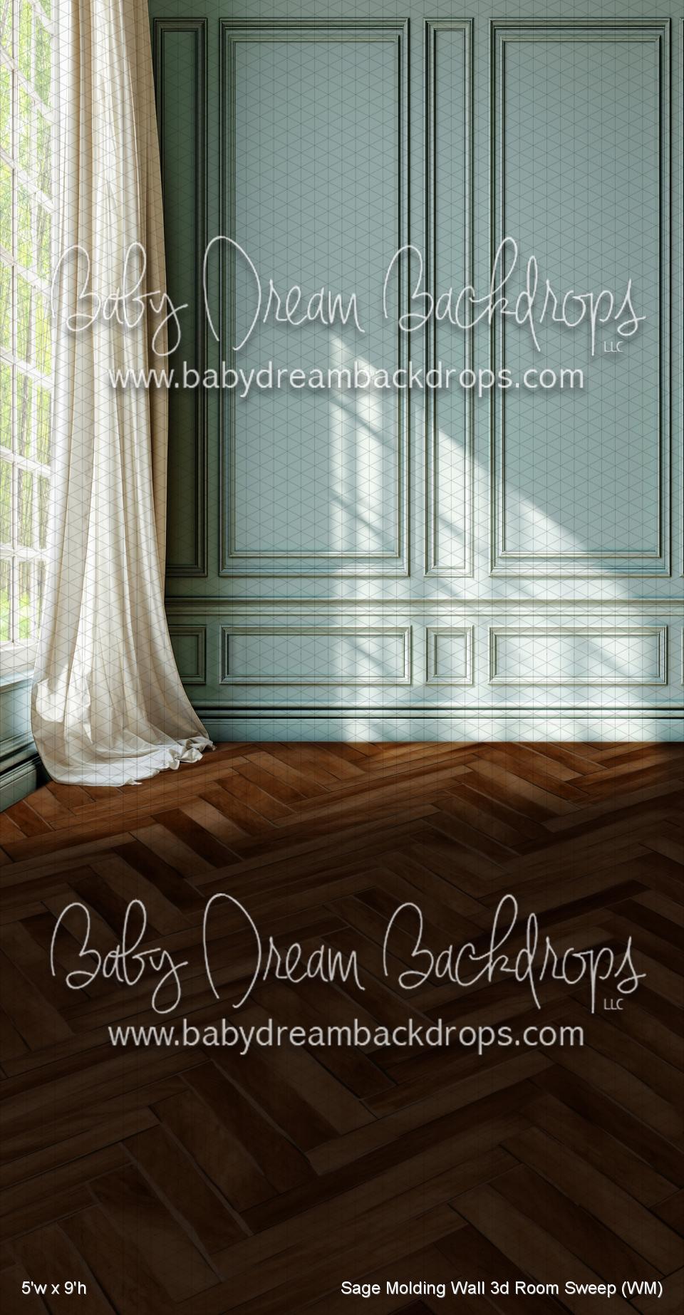 Sage Molding Wall 3d Room Sweep (WM)