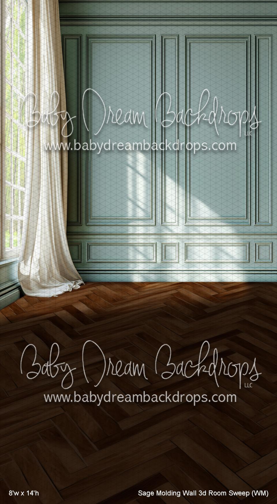 Sage Molding Wall 3d Room Sweep (WM)