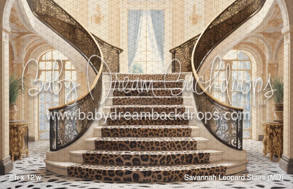Savannah Leopard Stairs (MD)