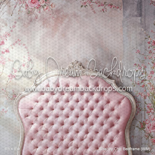 X Drop Shabby Chic Bedframe (WM)