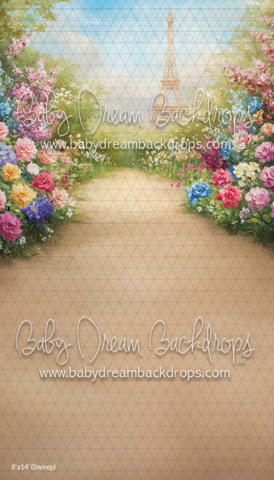 X Drop Sweep Parisian Garden (CM)