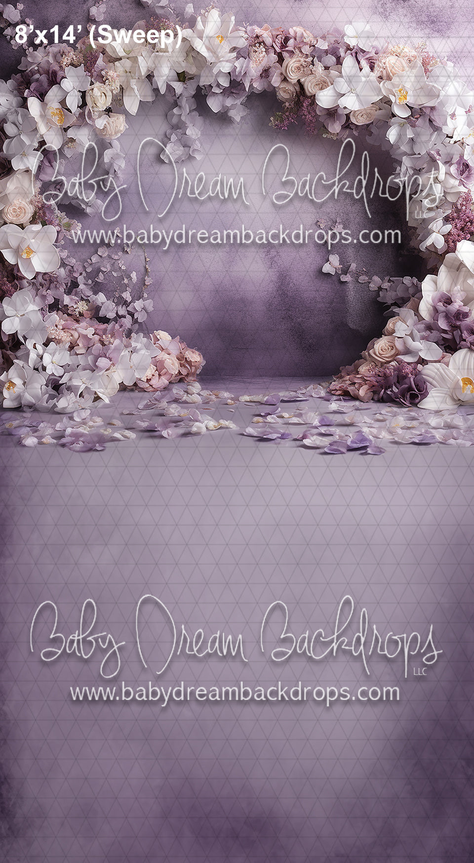 Sweeps Studio Purple Floral Arch (AZ)