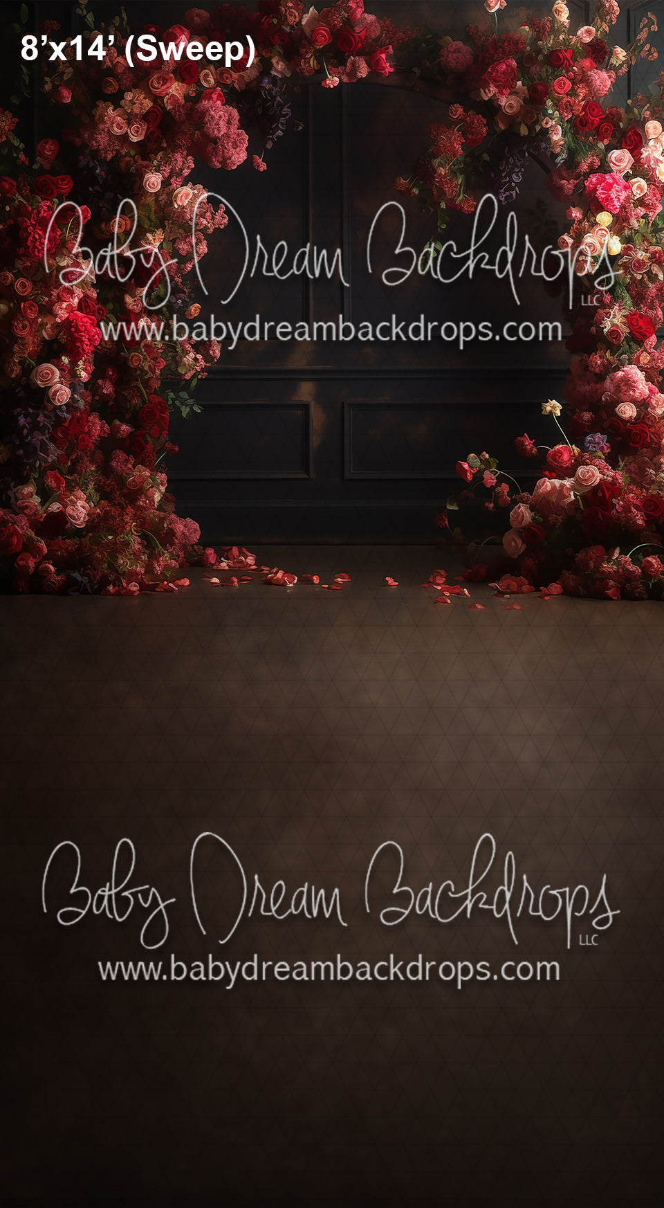 Sweeps Studio Red Floral Arch (AZ)