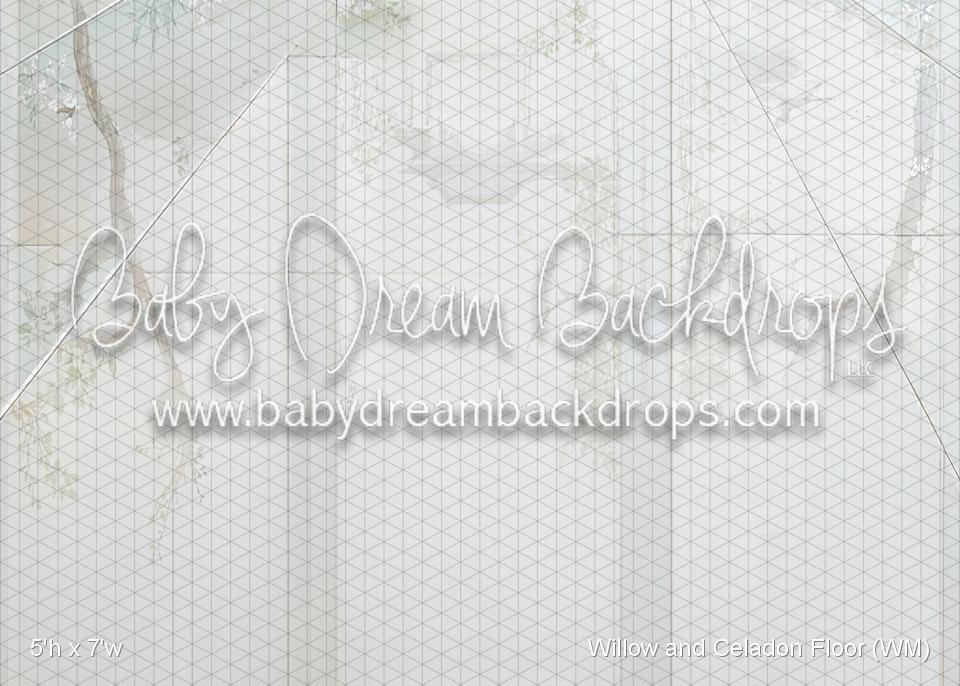 Willow and Celadon Fabric Floor (WM)