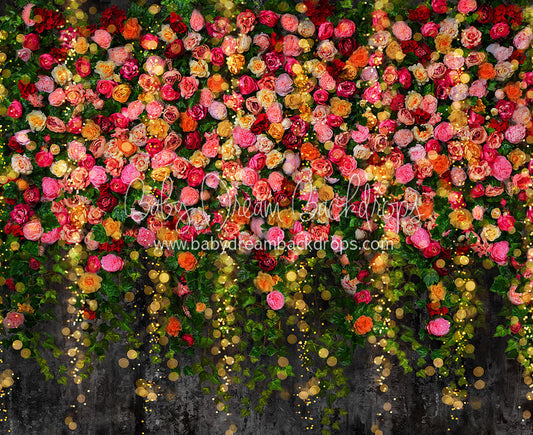 Midnight Floral Wall Lights